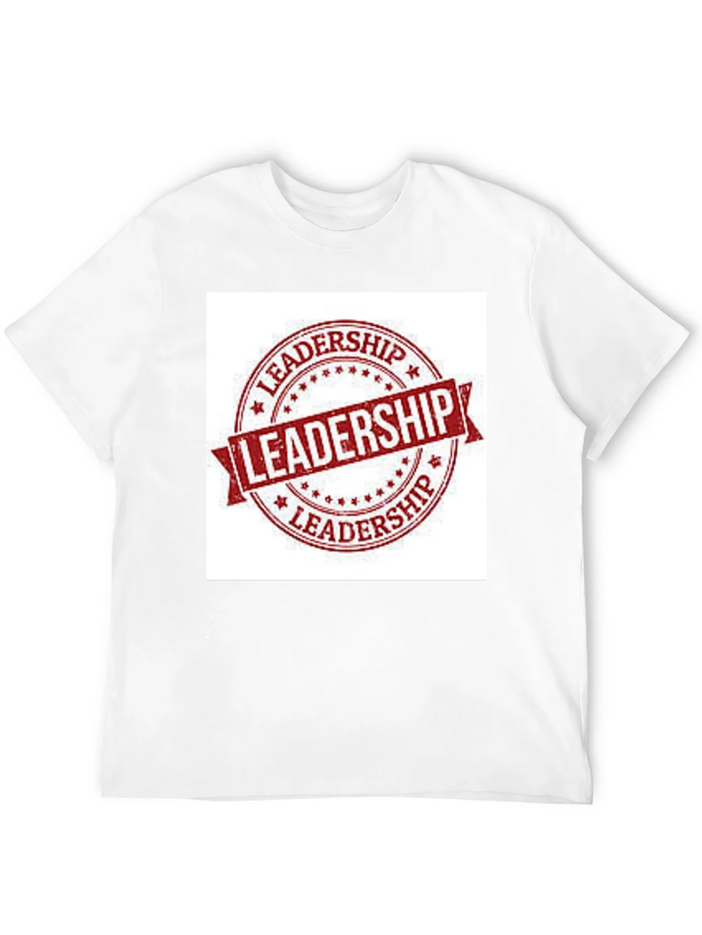 Leadership Stamp Graphic Tee - Black Cotton T-Shirt product image 8