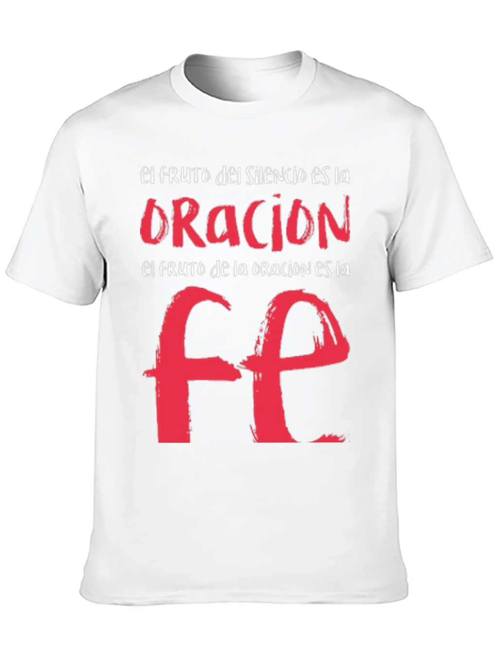 Faith Graphic T-Shirt - Spanish Religious Tee product image 9