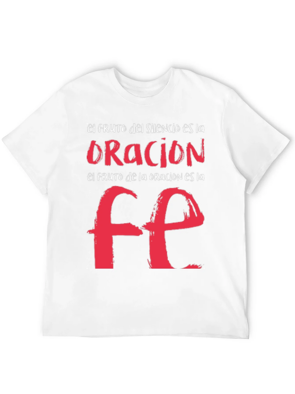 Faith Graphic T-Shirt - Spanish Religious Tee product image 10