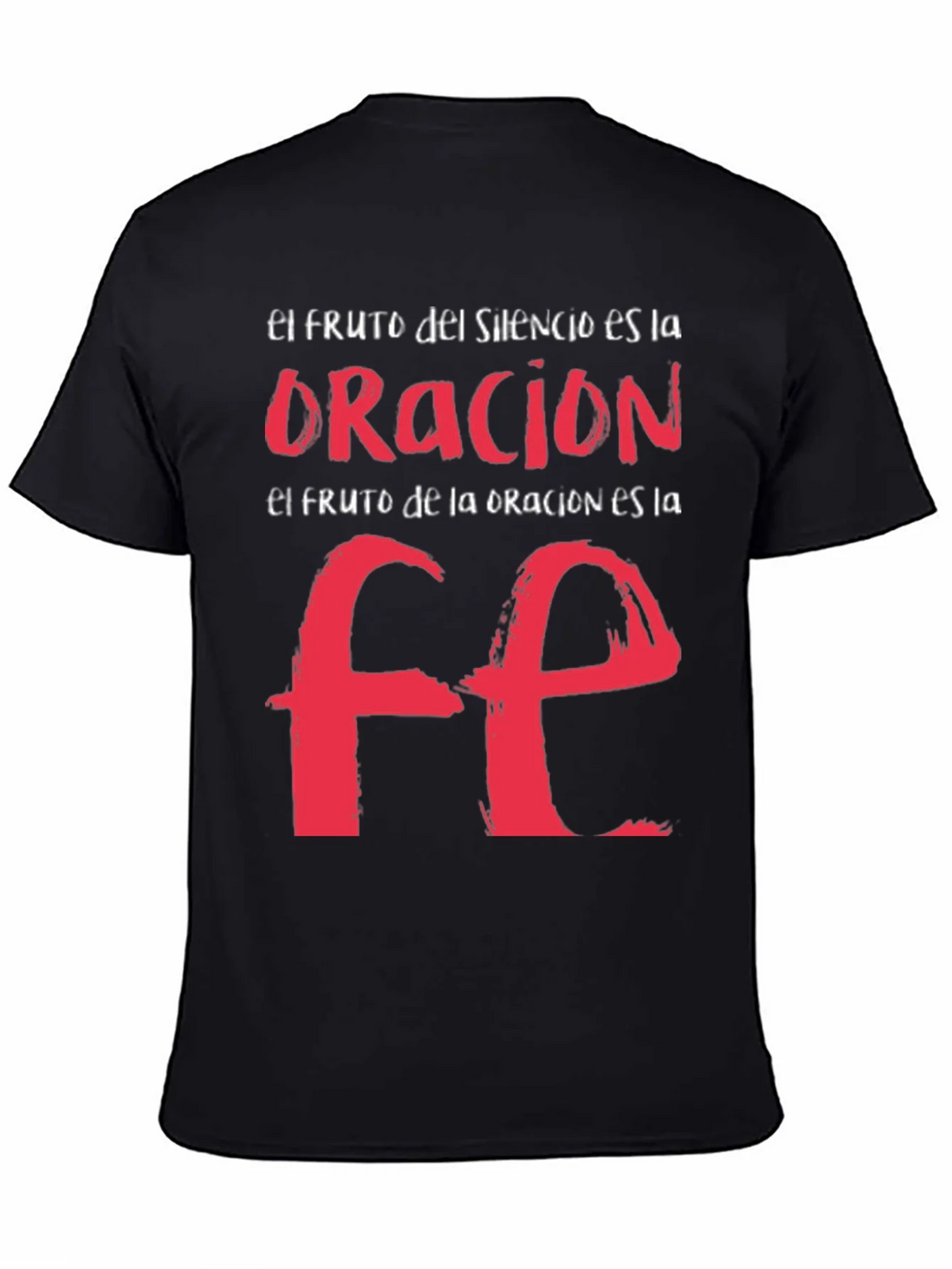 Faith Graphic T-Shirt - Spanish Religious Tee product image 4