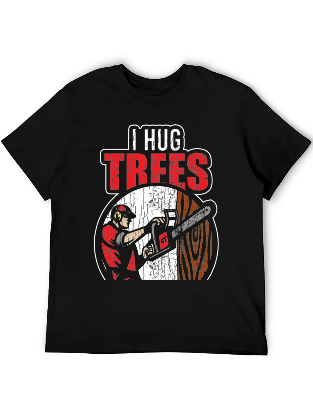 I Hug Trees Graphic T-Shirt - Arborist Lumberjack product image 5