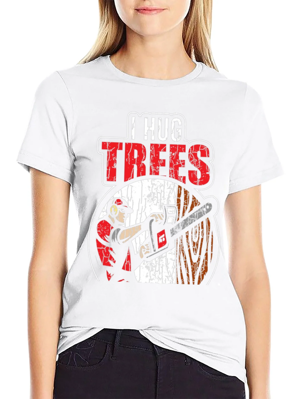 I Hug Trees Graphic T-Shirt - Arborist Lumberjack product image 8
