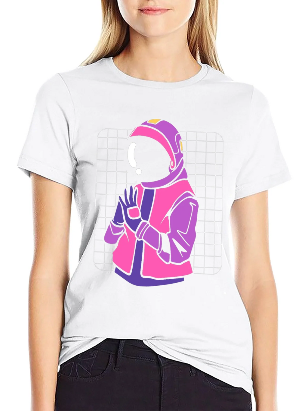 Retro Astronaut Graphic T-Shirt product image 8