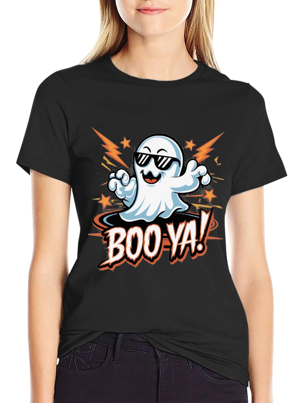 Boo Ya! Ghost Halloween Graphic Tee product image 2