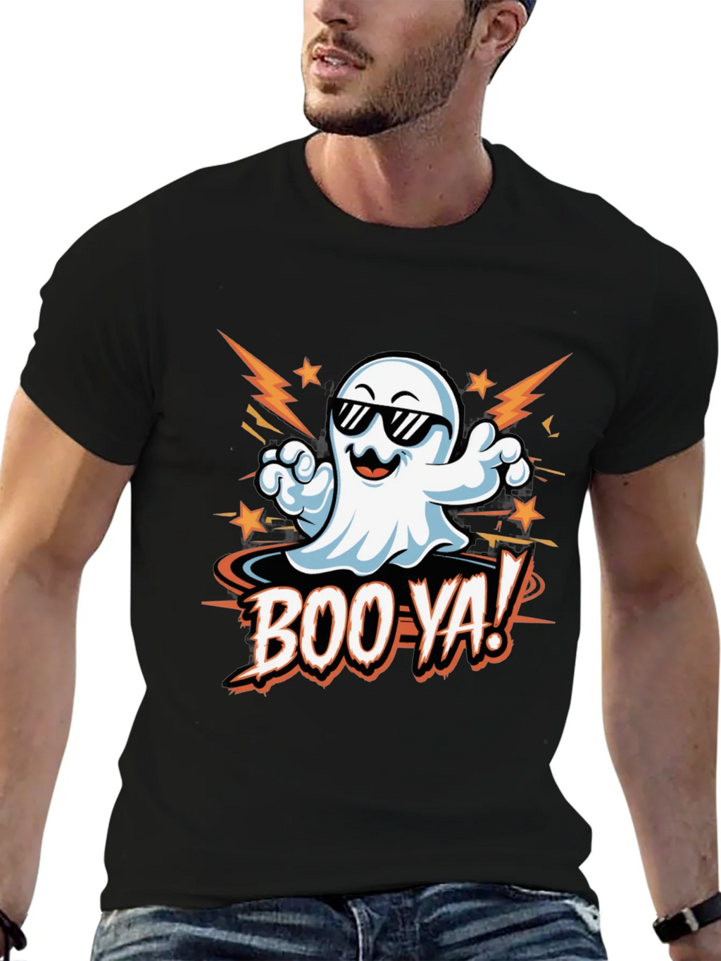 Boo Ya! Ghost Halloween Graphic Tee product image 5