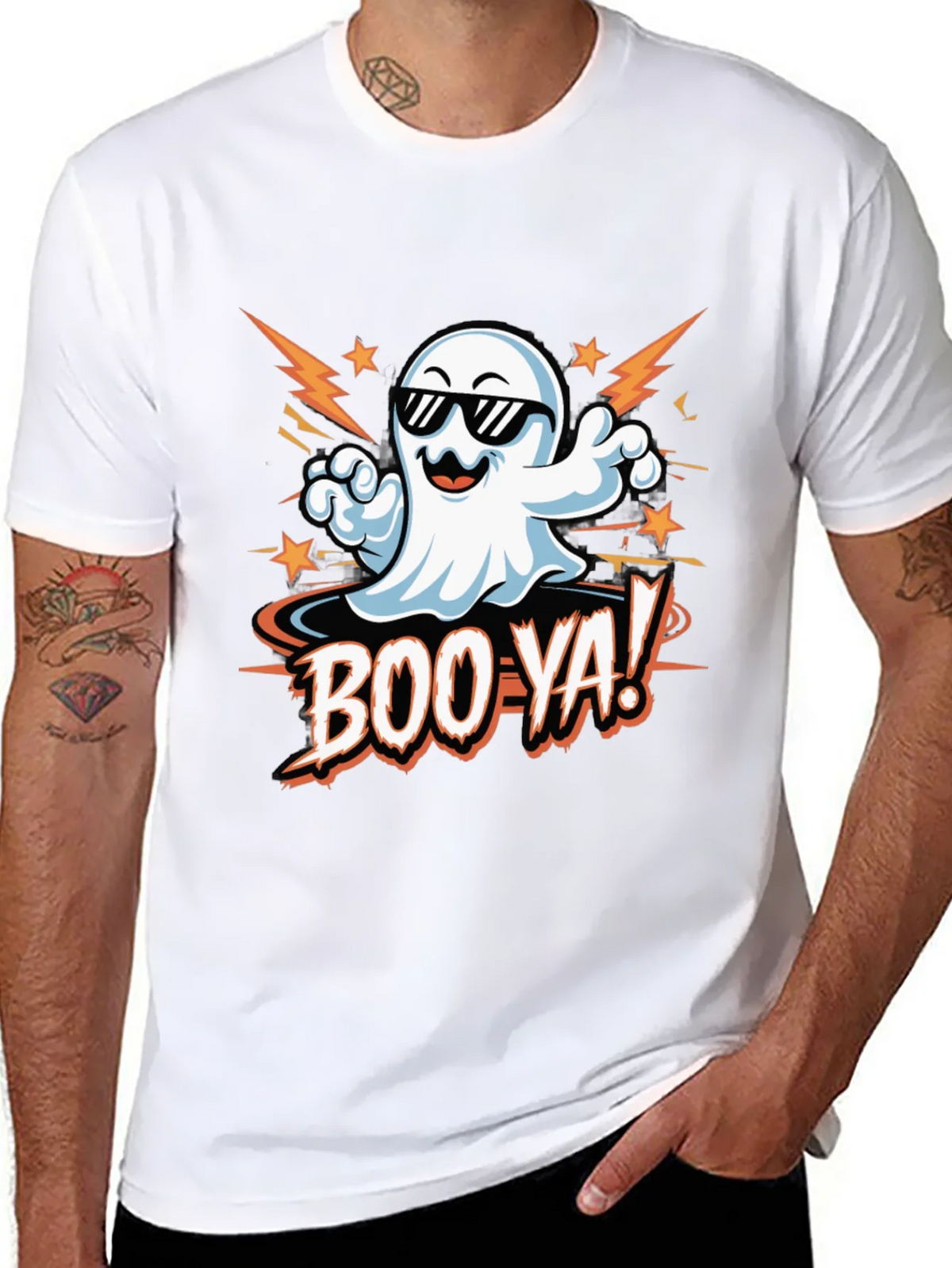 Boo Ya! Ghost Halloween Graphic Tee product image 6