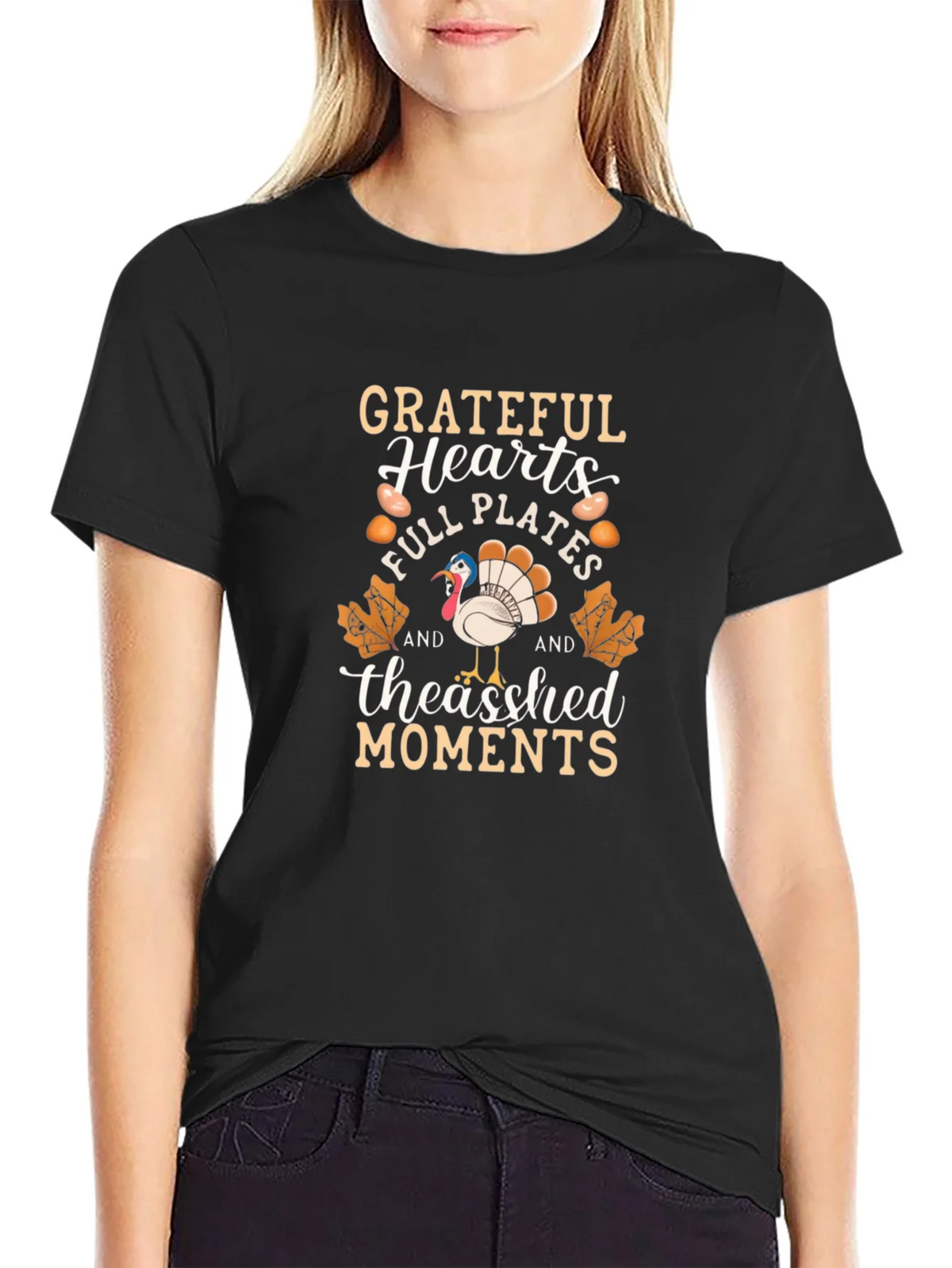 Grateful Hearts Thanksgiving T-Shirt product image 2