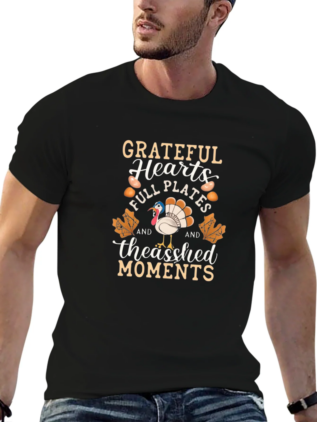 Grateful Hearts Thanksgiving T-Shirt product image 5