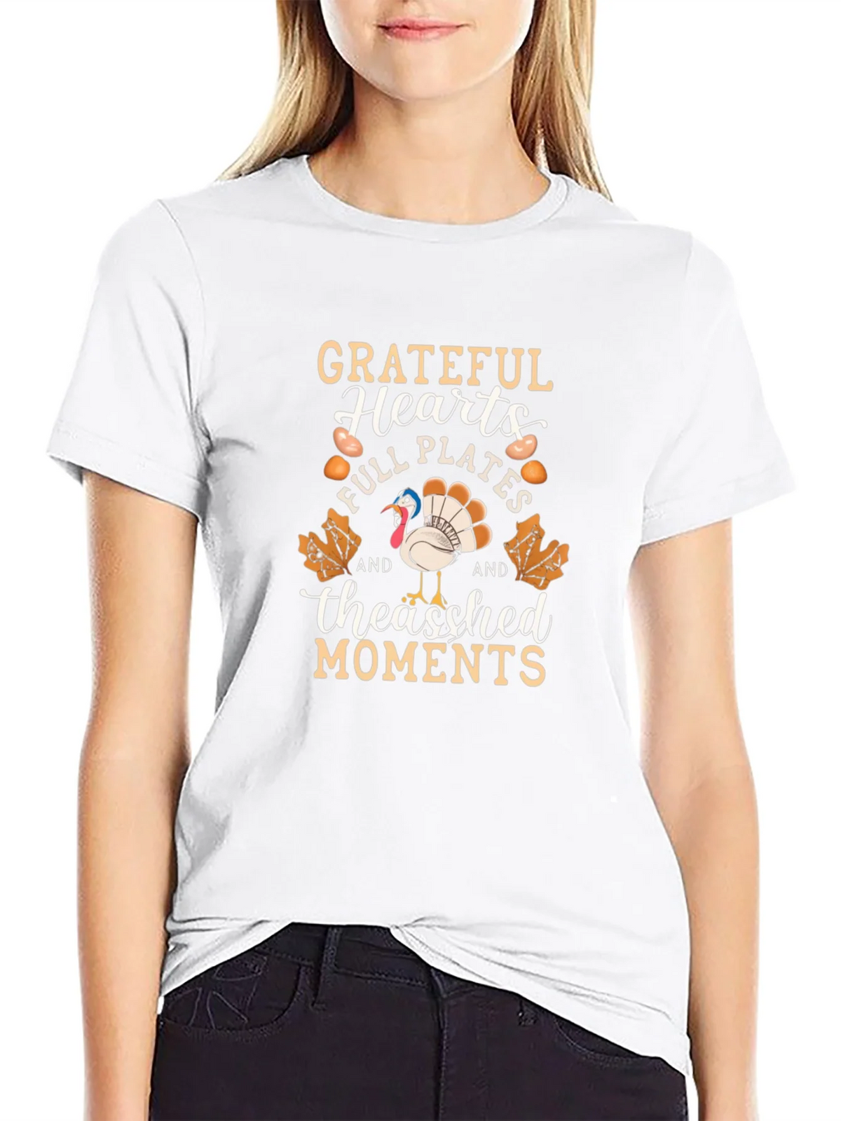 Grateful Hearts Thanksgiving T-Shirt product image 7