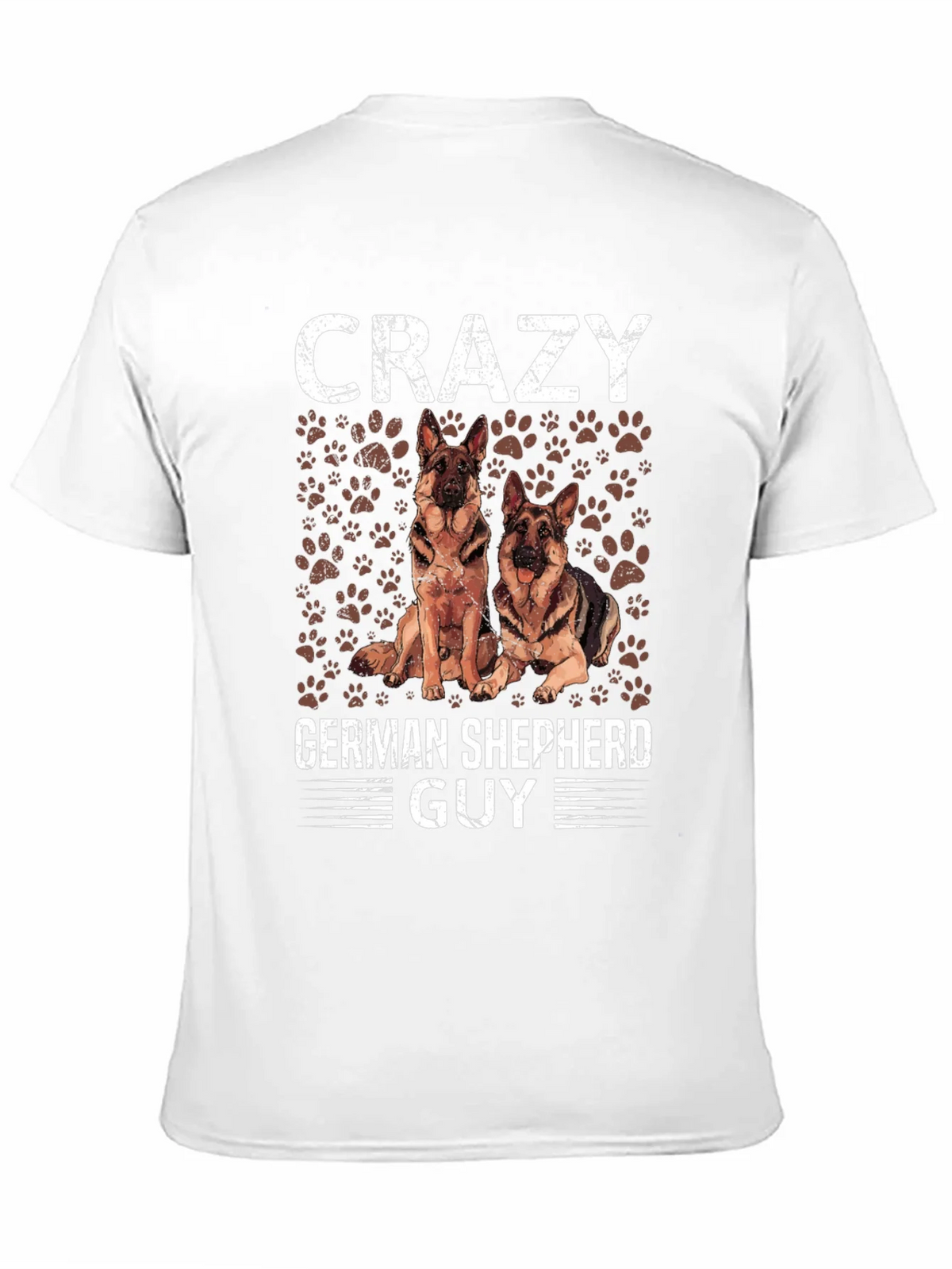 Crazy German Shepherd Guy T-Shirt - Dog Lover Tee product image 10
