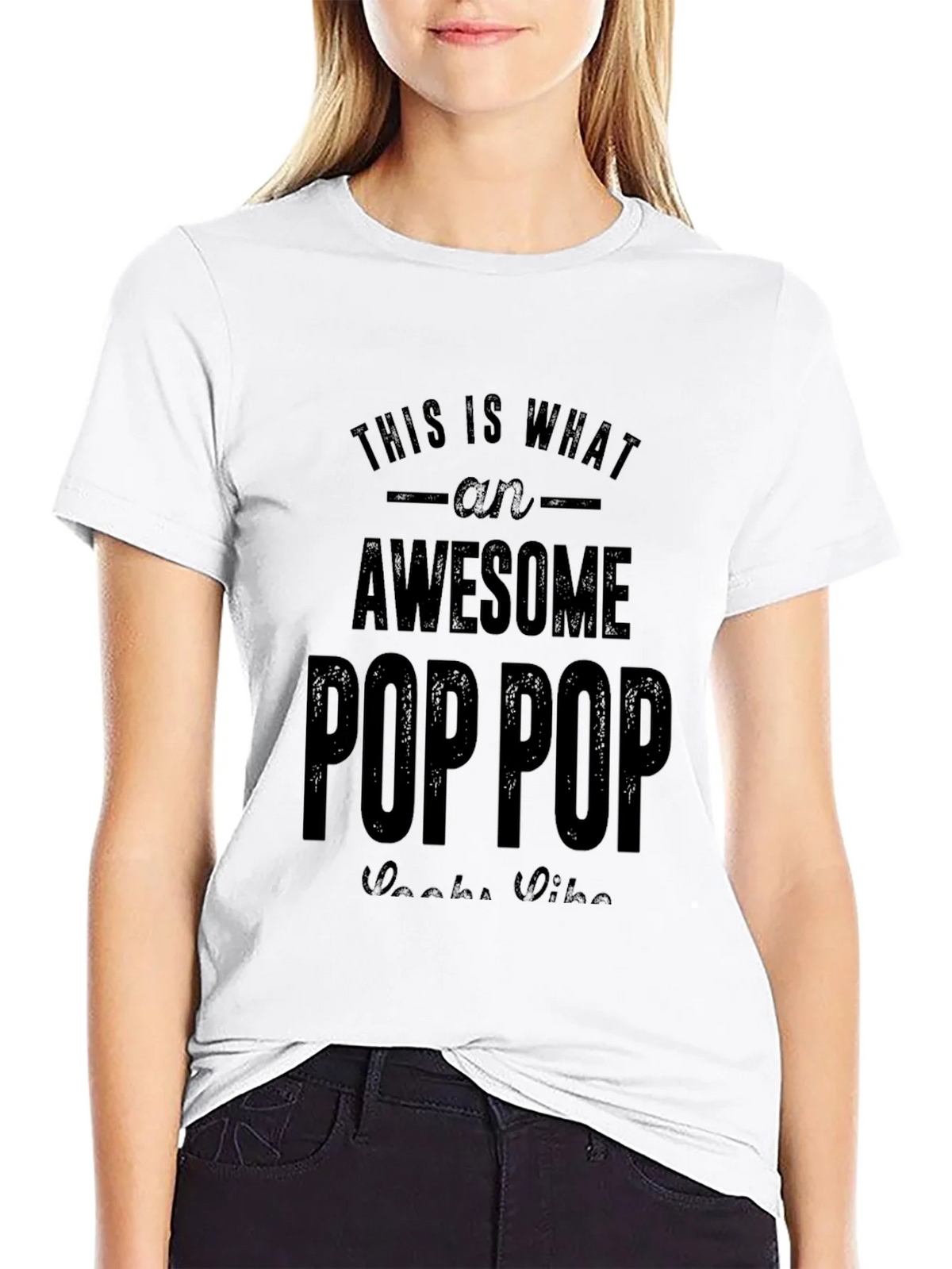 Awesome Pop Black T-Shirt product image 5