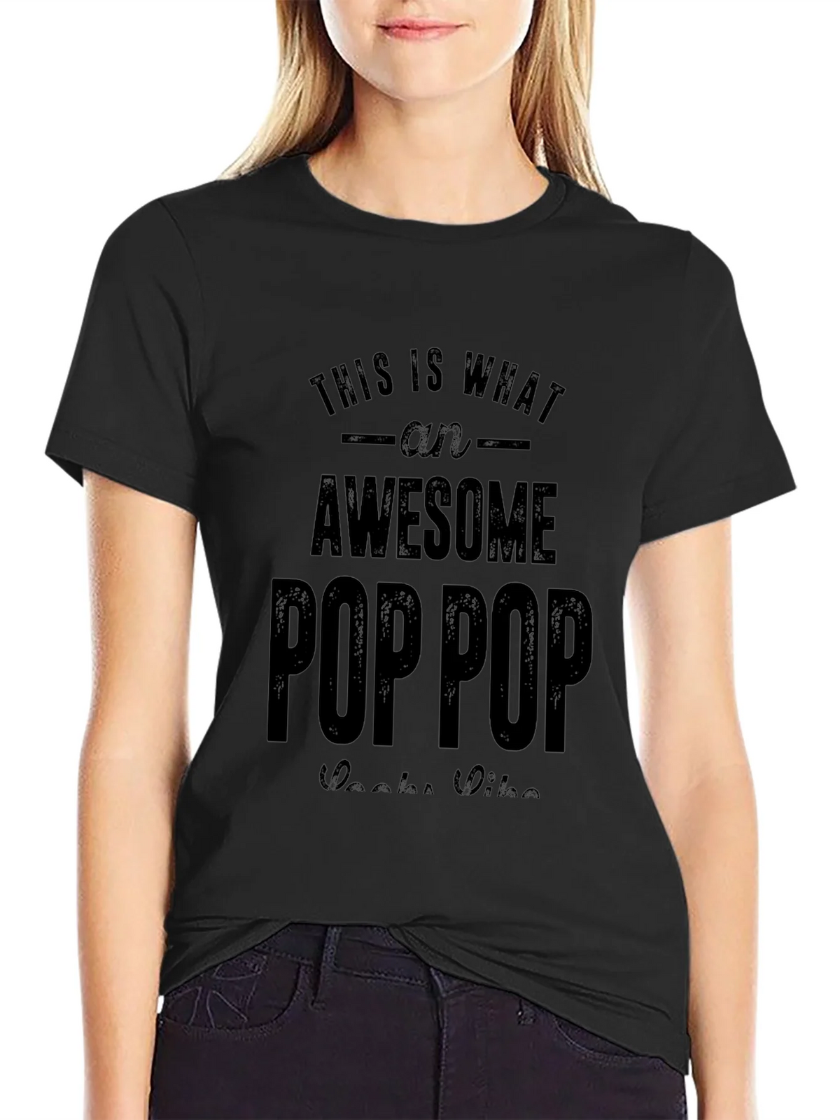 Awesome Pop Black T-Shirt product image 1