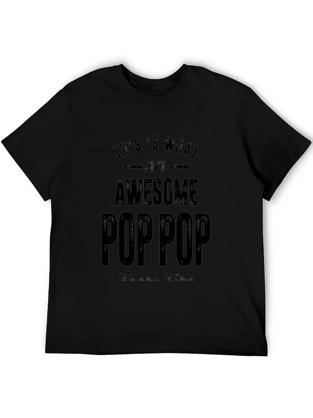 Awesome Pop Black T-Shirt product image 2