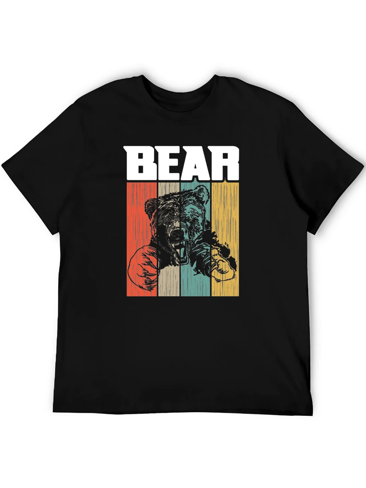 Vintage Style Bear Graphic T-Shirt product image 5