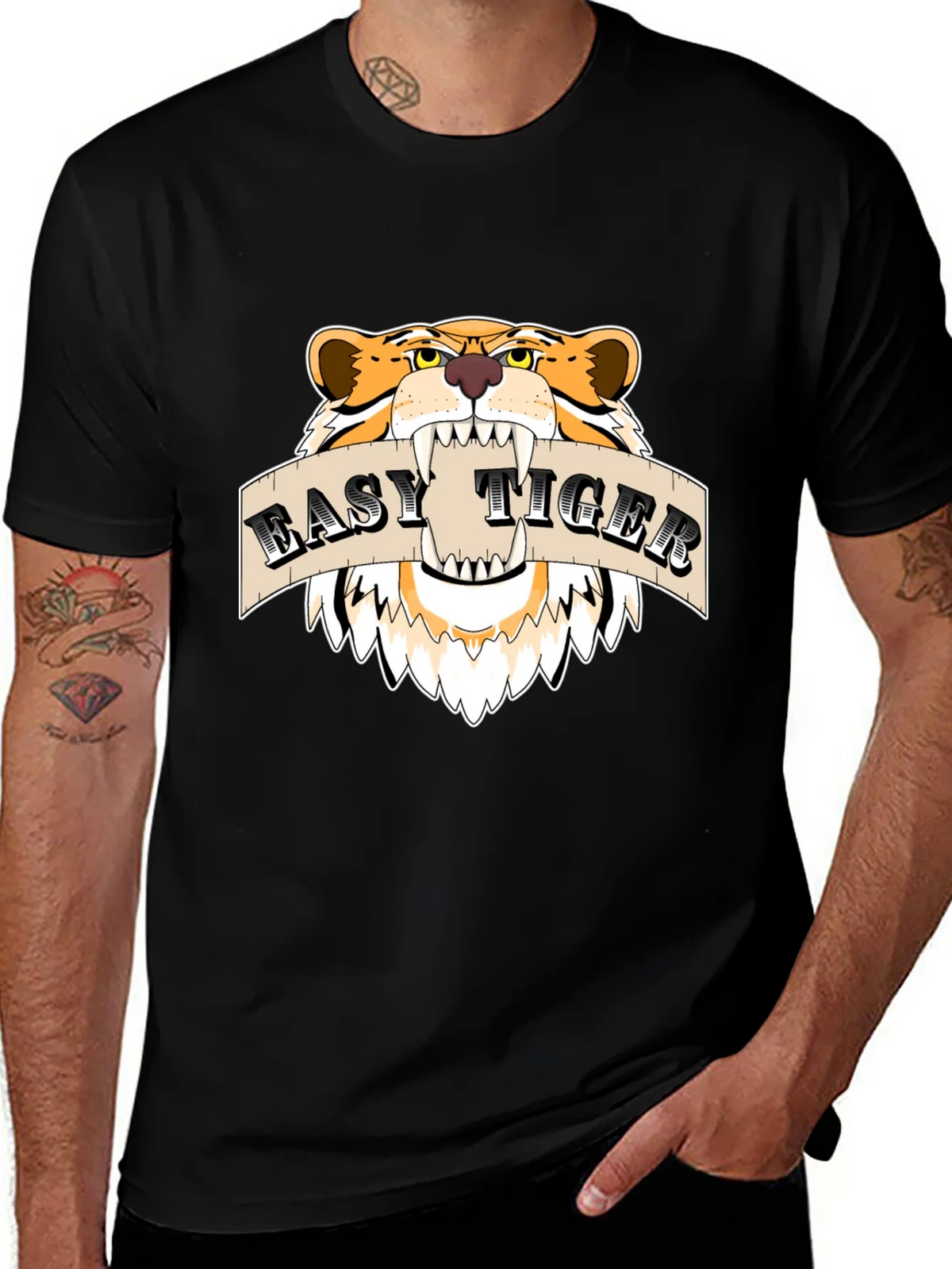 Easy Tiger Graphic Tee - Bold Design product image 1