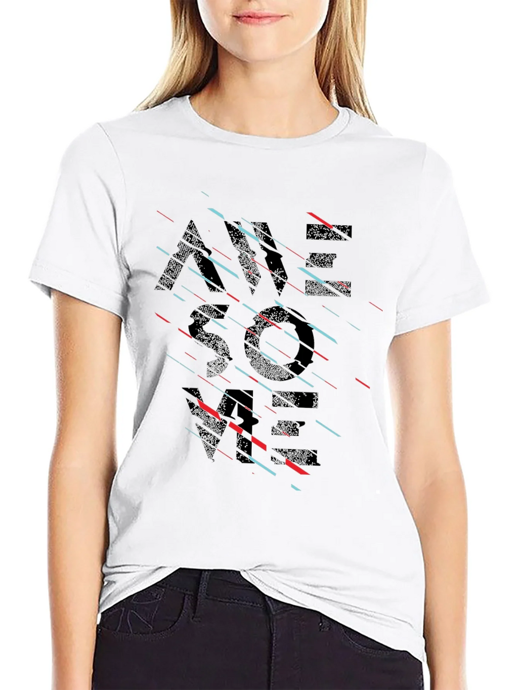 Modern Graphic Tee - Black - Abstract Design product image 8