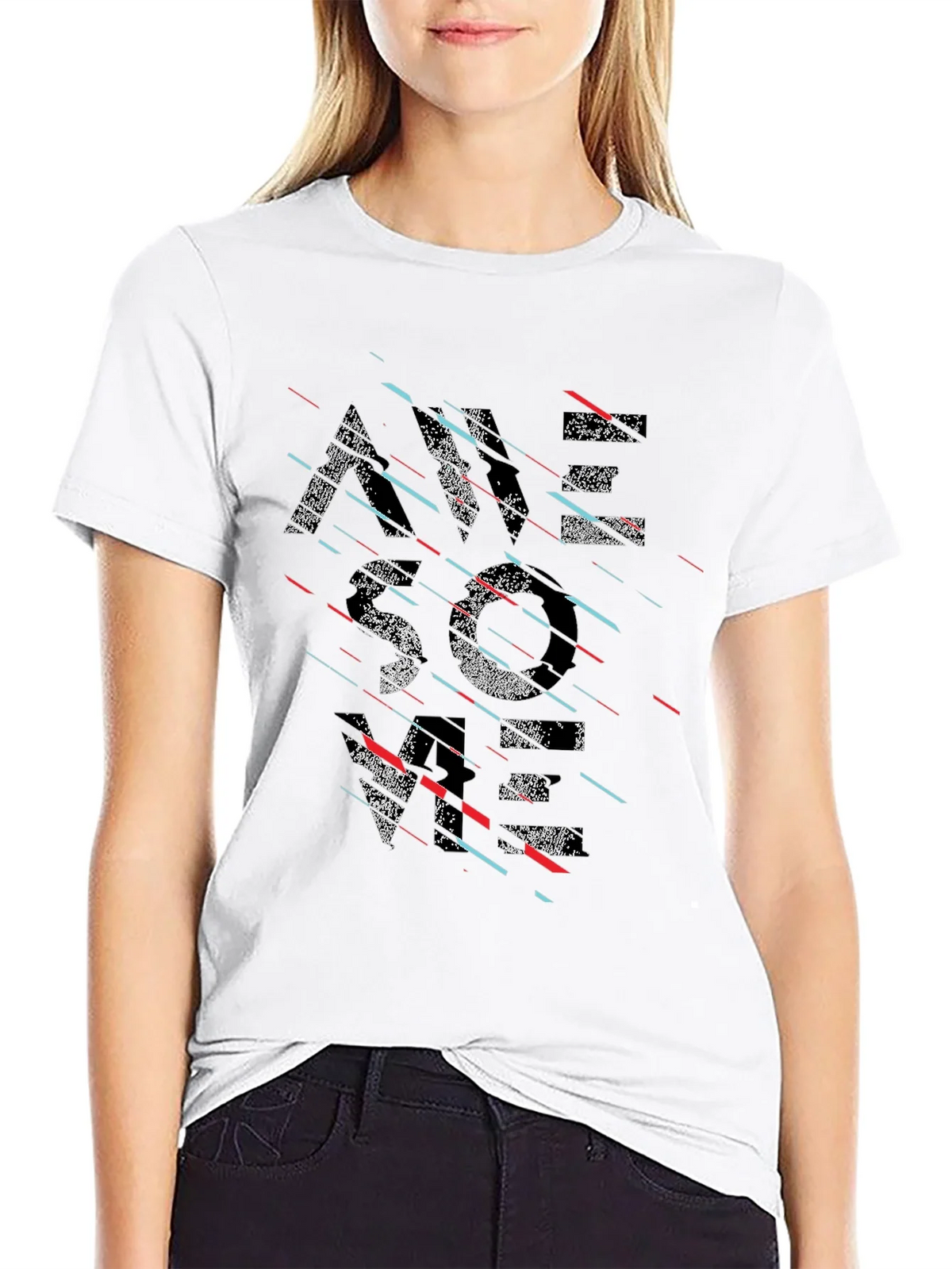 Modern Graphic Tee - Black - Abstract Design product image 8