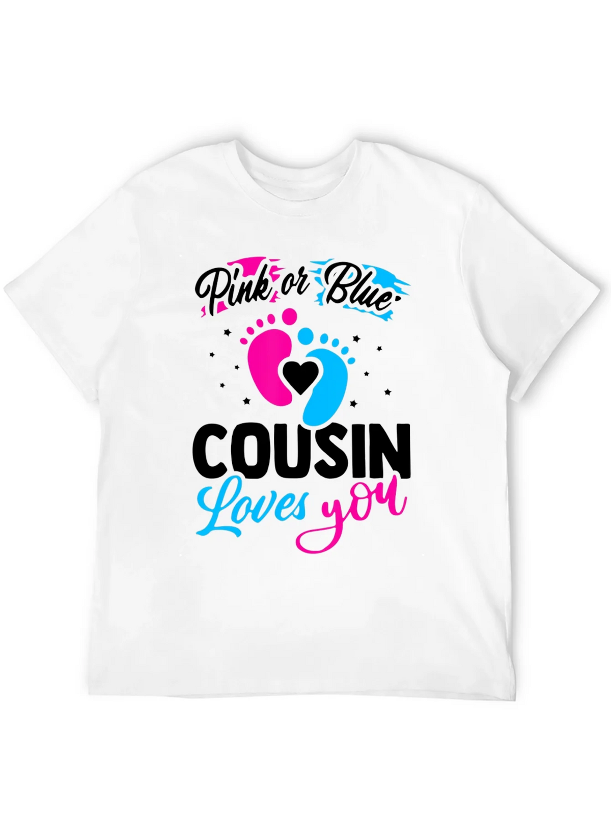 Cousin Loves You Gender Reveal T-Shirt product image 9