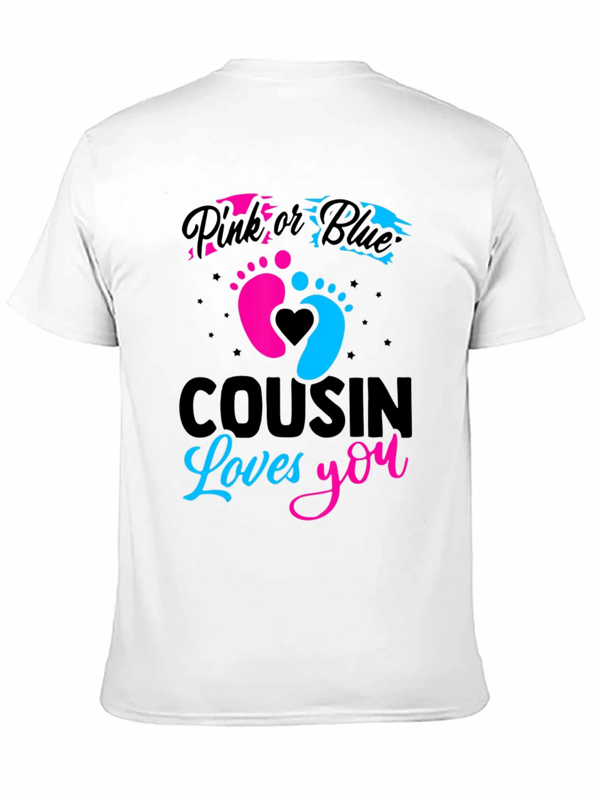Cousin Loves You Gender Reveal T-Shirt product image 8
