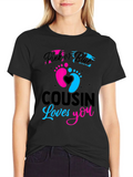 Cousin Loves You Gender Reveal T-Shirt product image 1