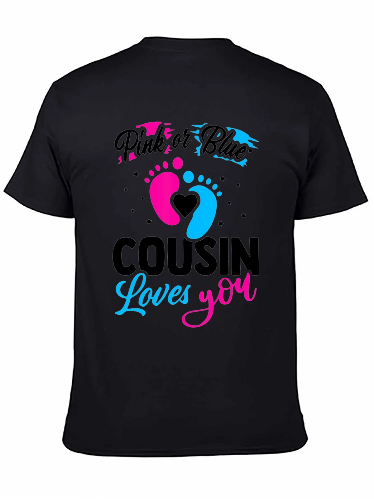 Cousin Loves You Gender Reveal T-Shirt product image 3