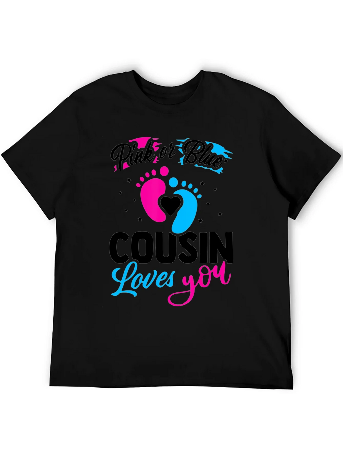 Cousin Loves You Gender Reveal T-Shirt product image 4