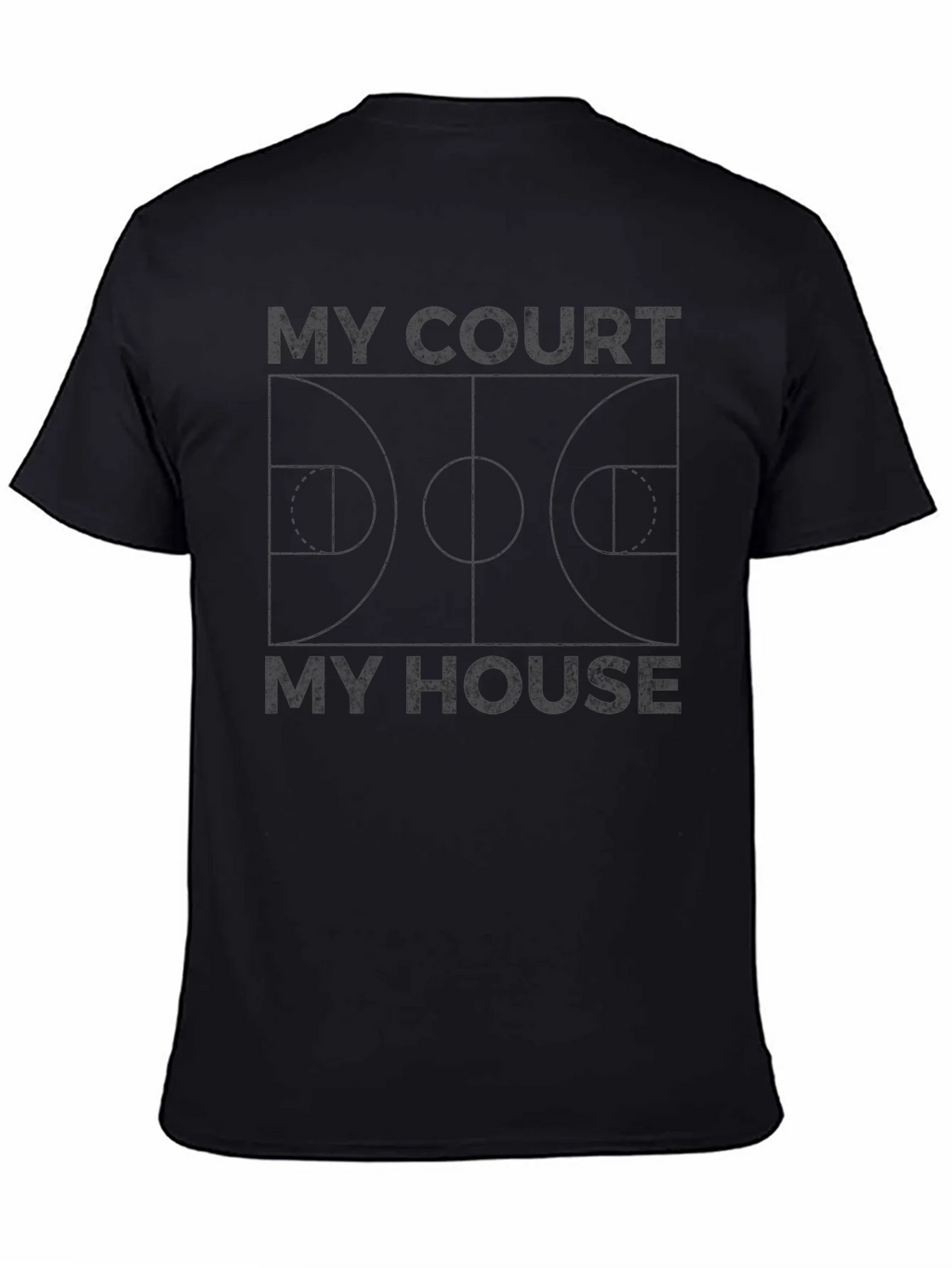 My Court My House Basketball T-Shirt product image 4