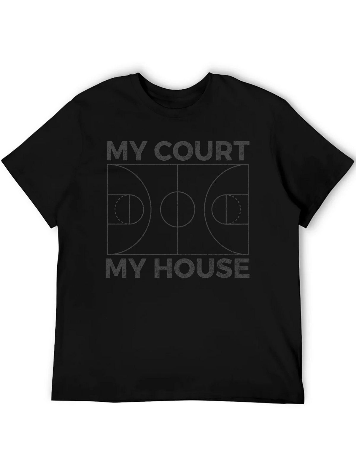 My Court My House Basketball T-Shirt product image 5
