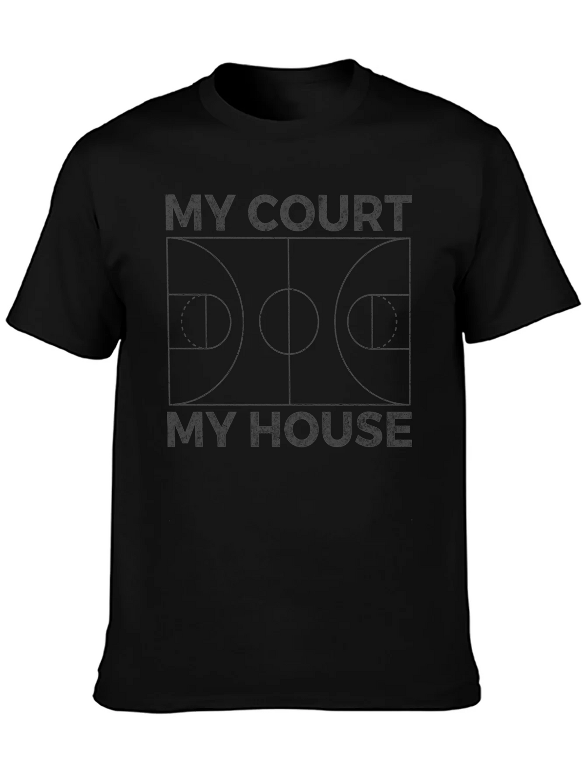 My Court My House Basketball T-Shirt product image 3