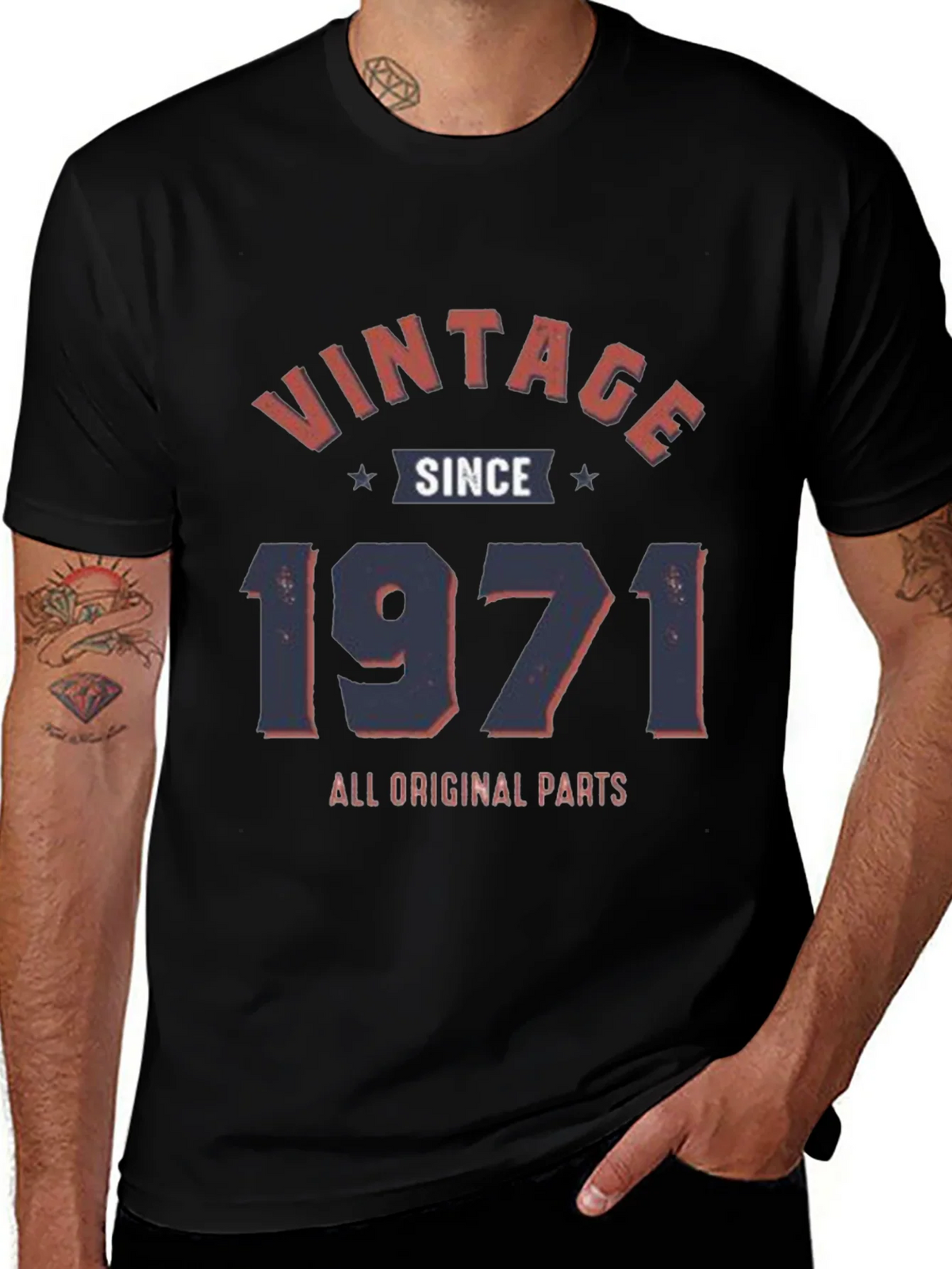 Vintage Since 1971 T-Shirt product image 1