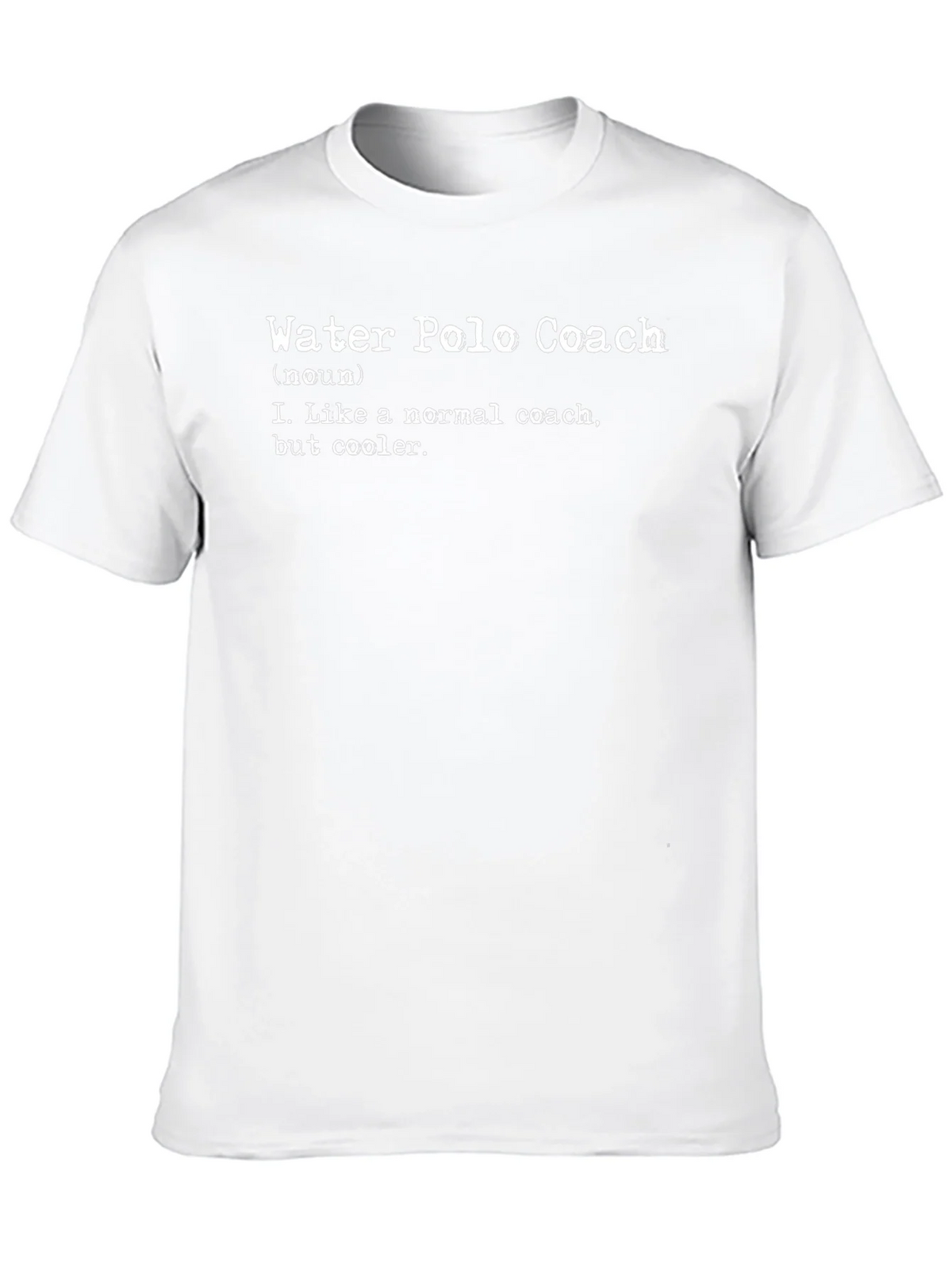 Water Polo Coach Definition T-Shirt - Cool Coaching Gift product image 9