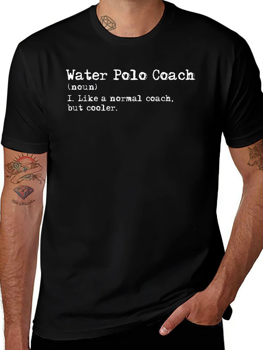 Water Polo Coach Definition T-Shirt - Cool Coaching Gift product image 1