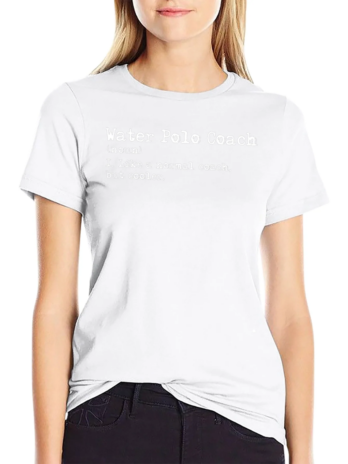 Water Polo Coach Definition T-Shirt - Cool Coaching Gift product image 8