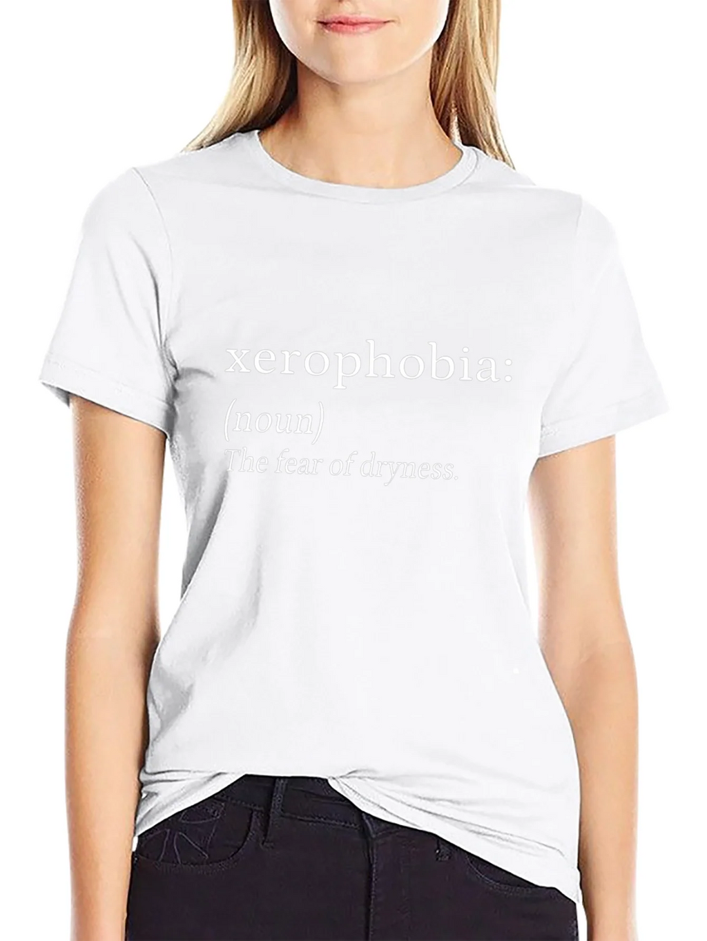 Xerophobia Definition T-Shirt - Fear of Dryness product image 8