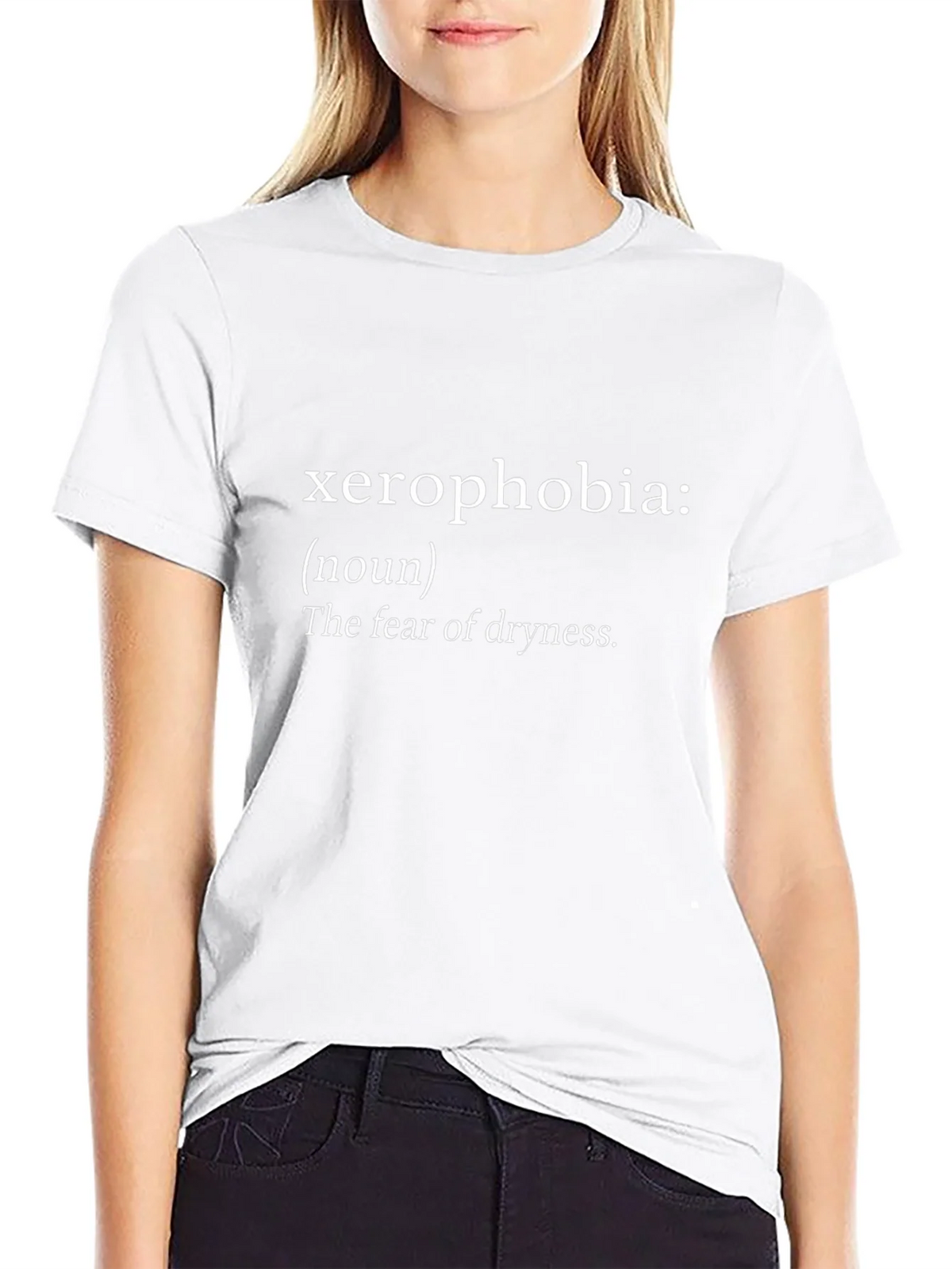 Xerophobia Definition T-Shirt - Fear of Dryness product image 8