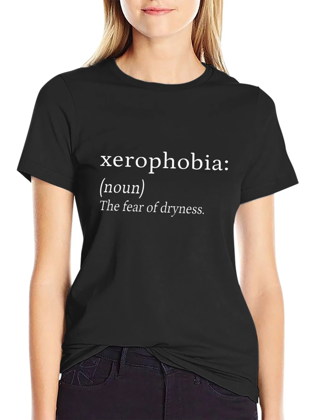 Xerophobia Definition T-Shirt - Fear of Dryness product image 2