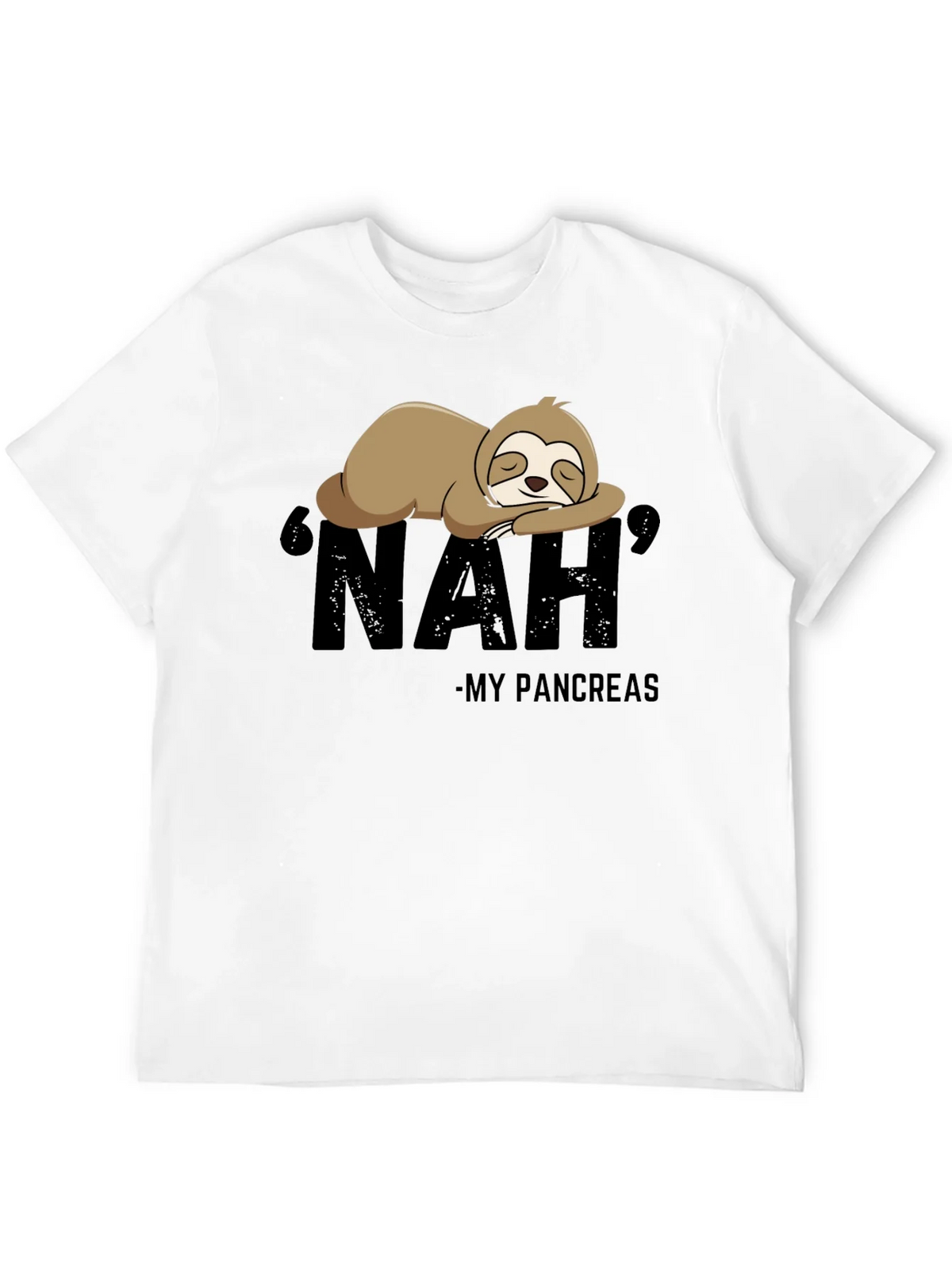 Nah My Pancreas Sloth T-Shirt product image 11