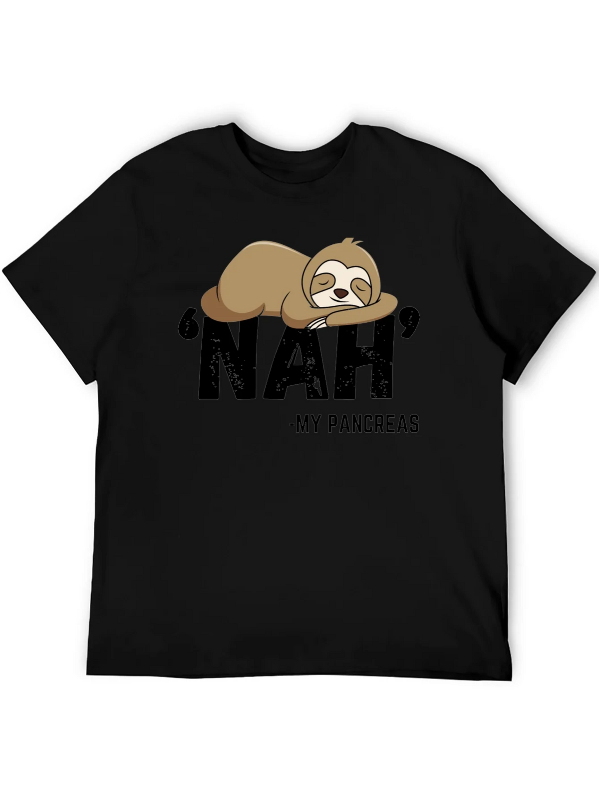 Nah My Pancreas Sloth T-Shirt product image 5