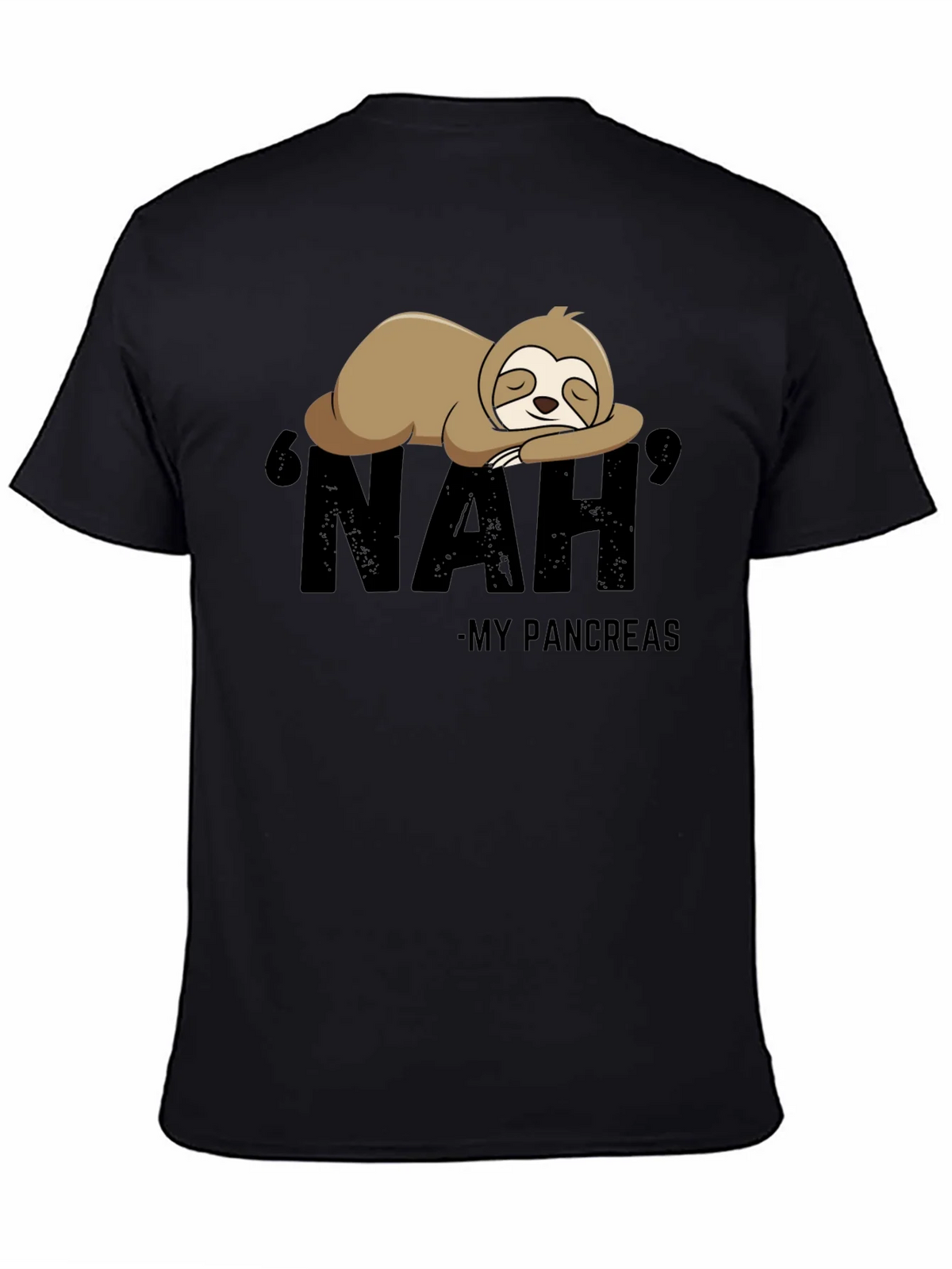 Nah My Pancreas Sloth T-Shirt product image 4
