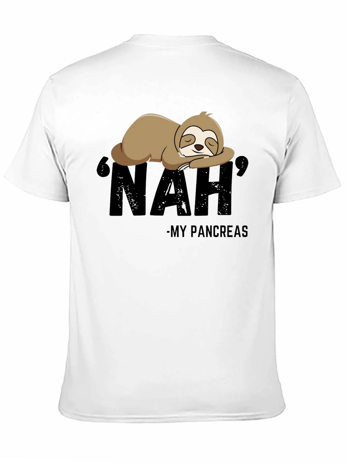 Nah My Pancreas Sloth T-Shirt product image 10