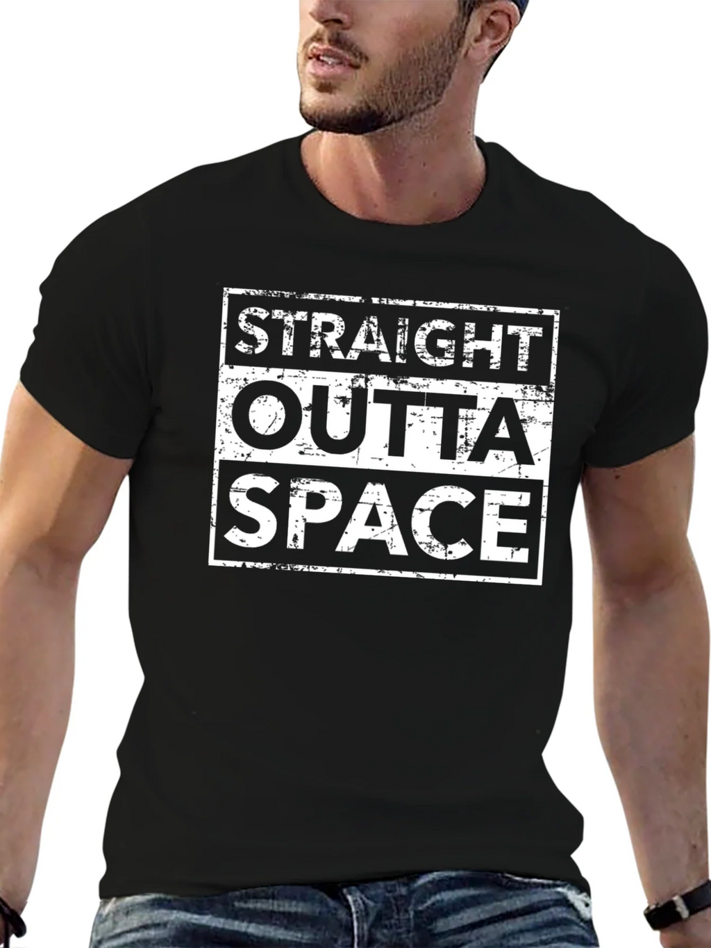 Straight Outta Space Graphic Tee product image 6