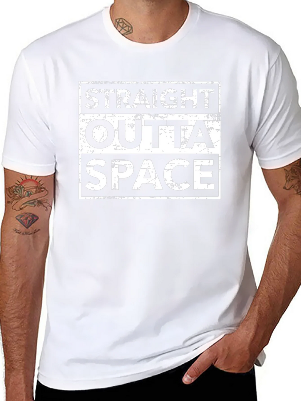 Straight Outta Space Graphic Tee product image 7