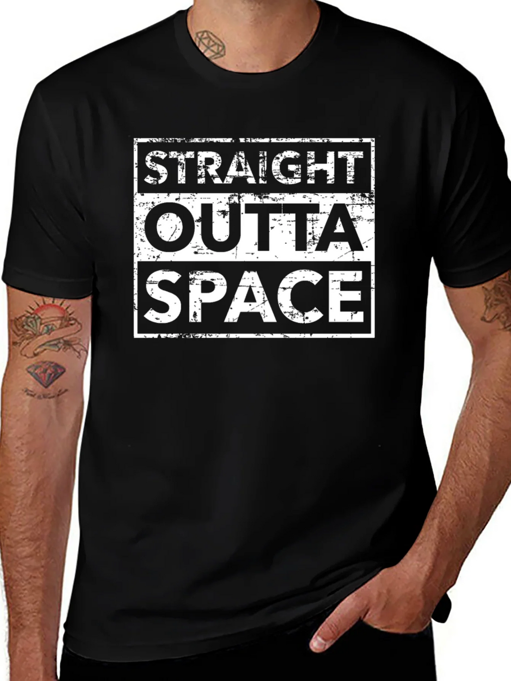 Straight Outta Space Graphic Tee product image 1