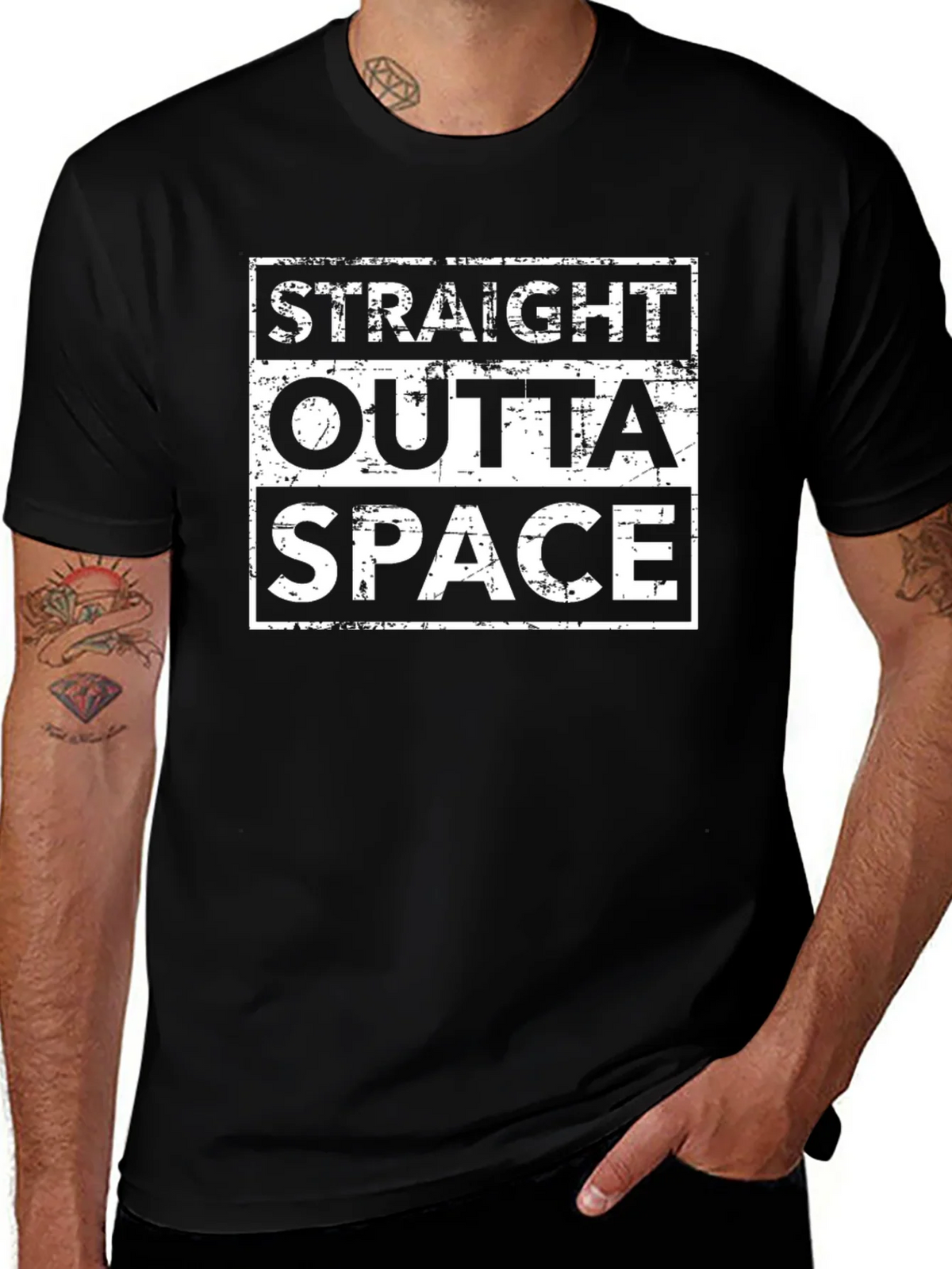 Straight Outta Space Graphic Tee product image 1