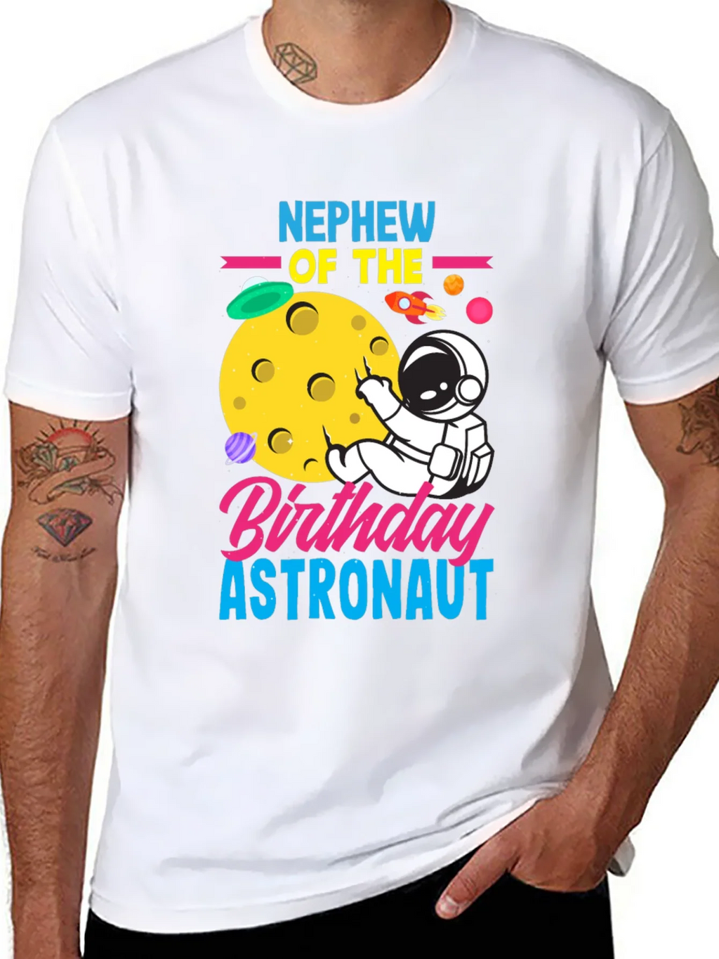 Nephew Birthday Astronaut T-Shirt product image 5