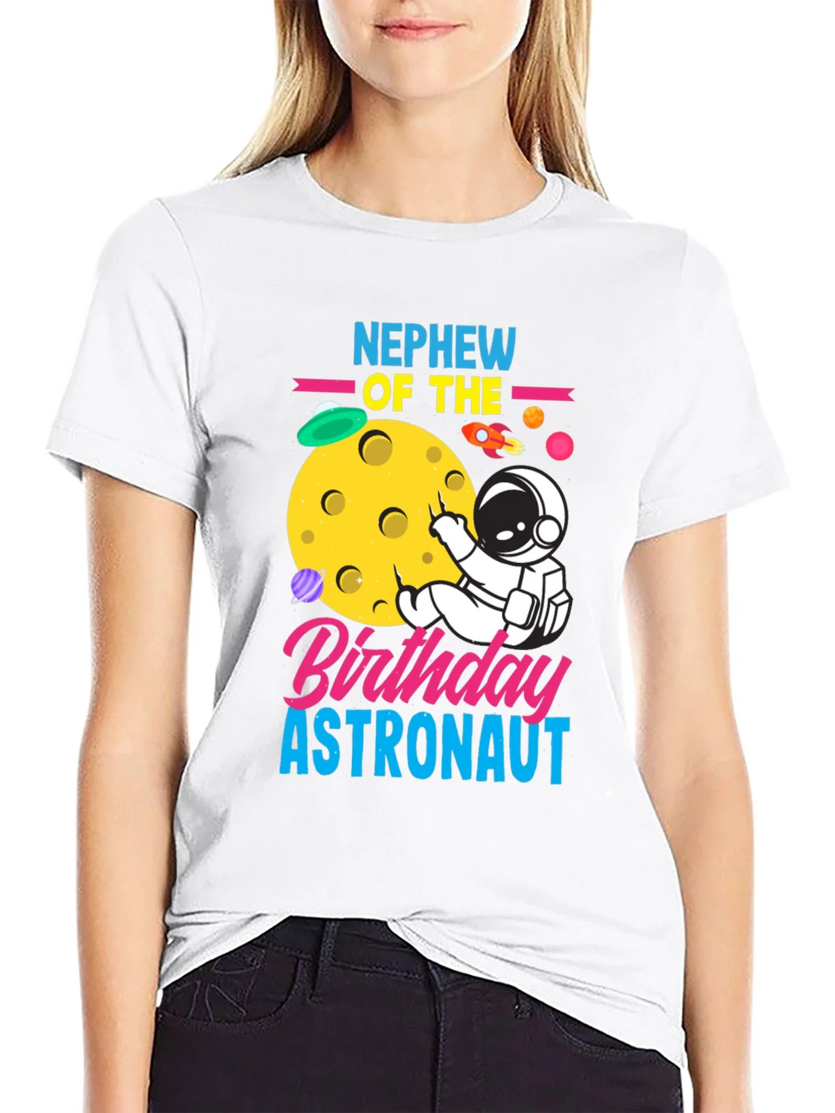Nephew Birthday Astronaut T-Shirt product image 6