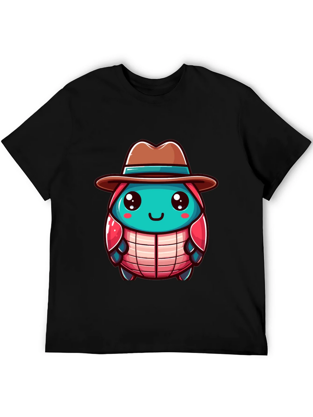 Cartoon Character on Black T-Shirt product image 5