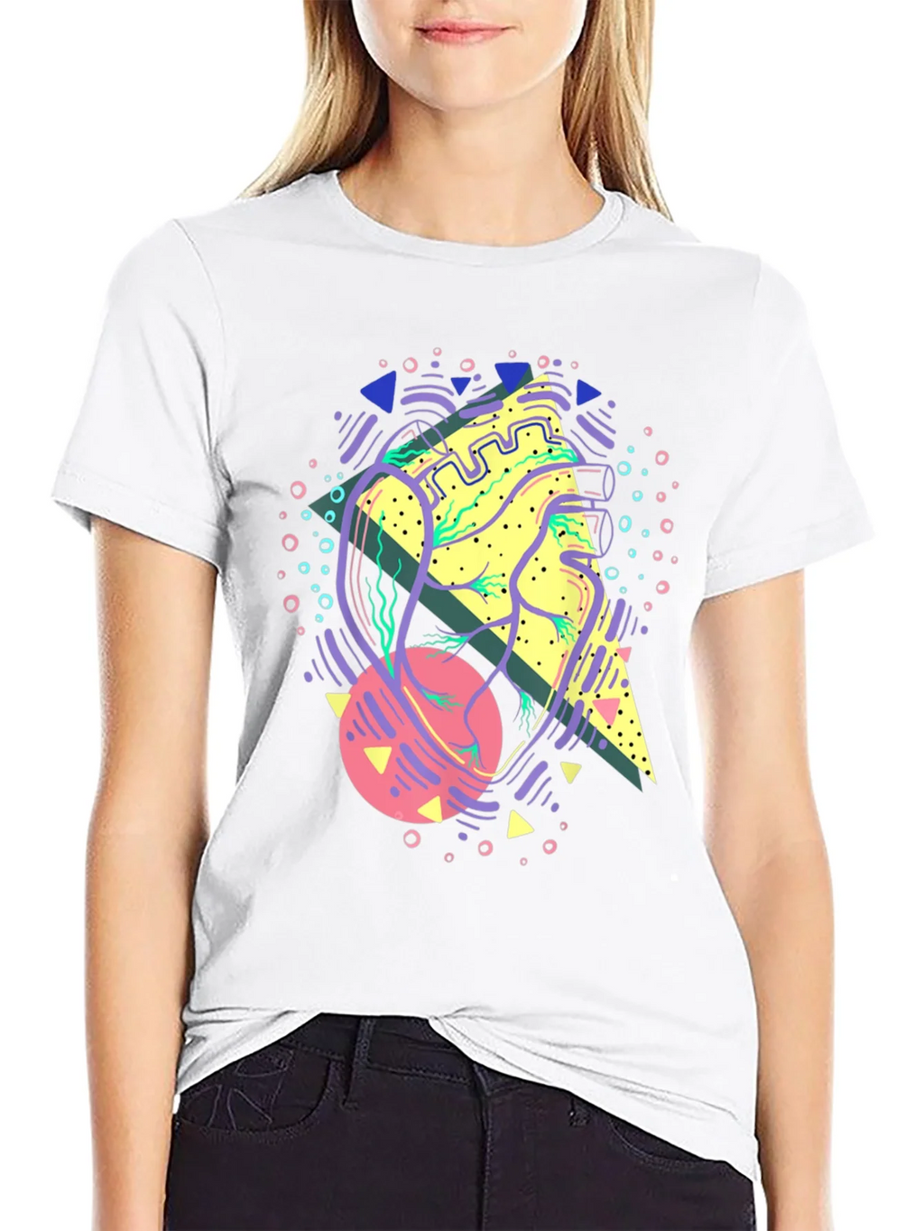 Retro Heart Graphic T-Shirt product image 8