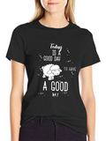 Today is a Good Day Sheep Graphic Tee product image 1