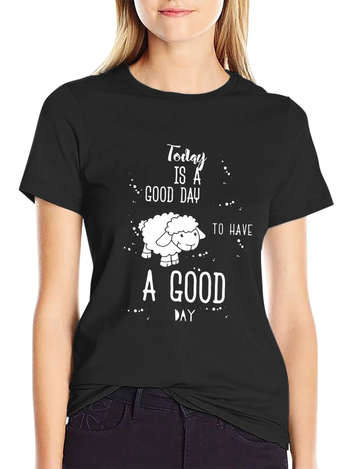 Today is a Good Day Sheep Graphic Tee product image 1